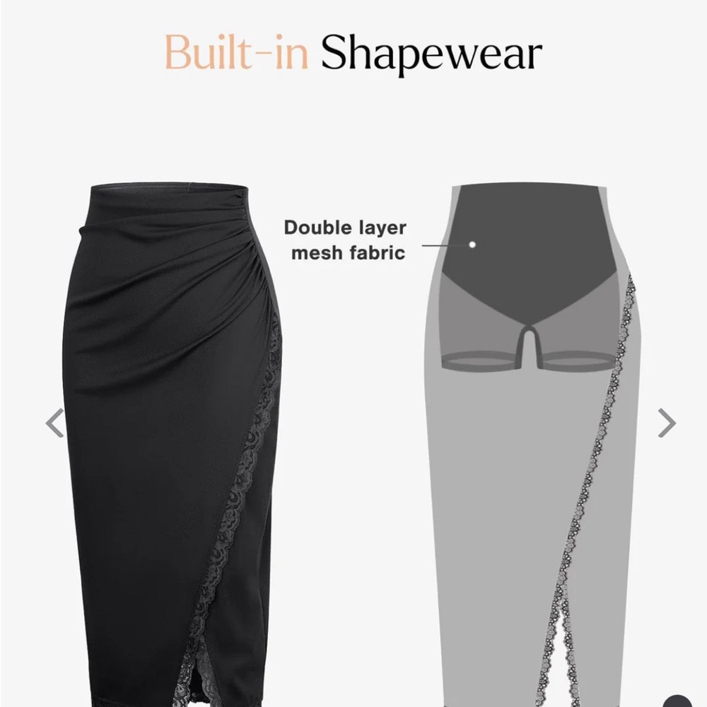 Popilush BRAND NEW Slimming Midi Skirt XL